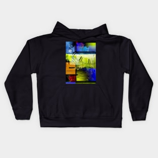 Abstract time Kids Hoodie